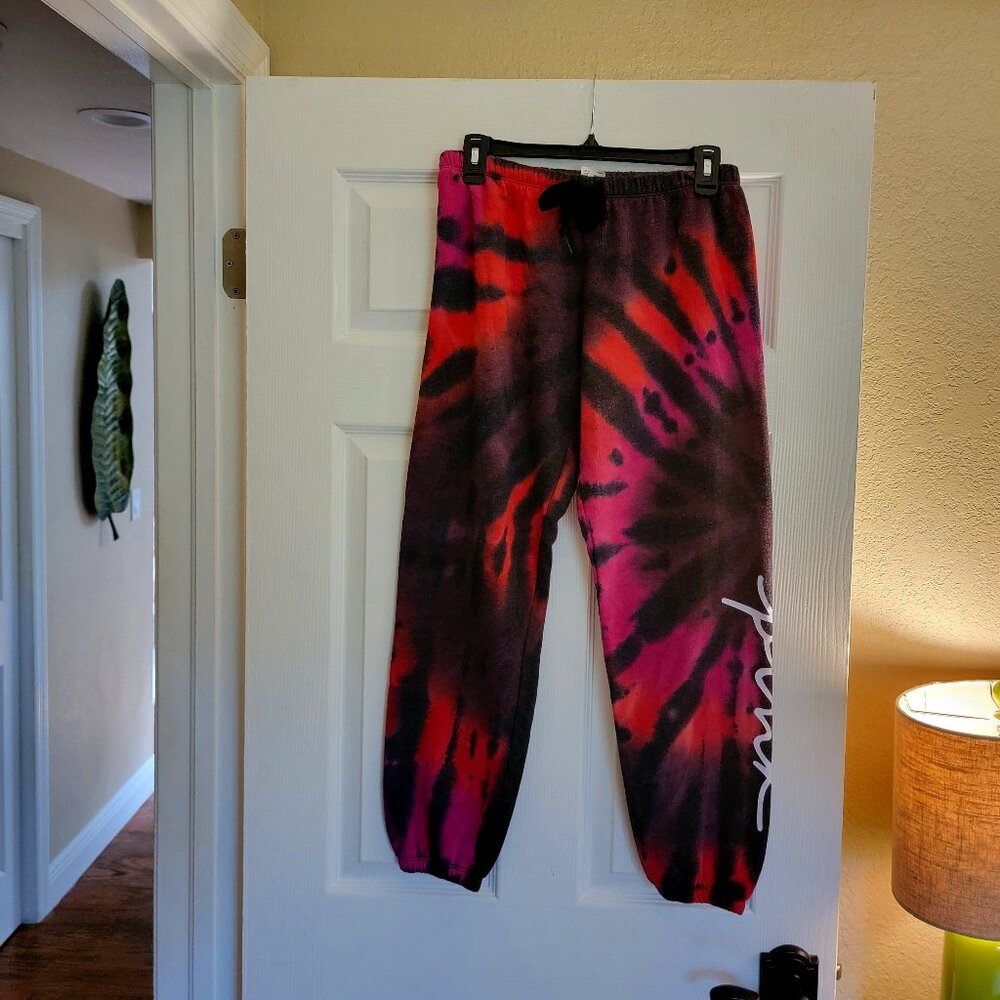 Victoria's Secret PINK Supernova Tie Dye Sweats Sweatpants Size S Small NWTs